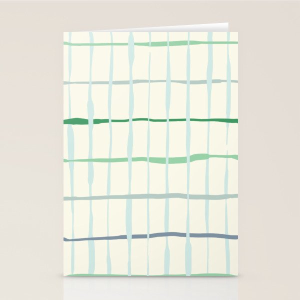 Summer lines mint Stationery Card Gallery Image 2