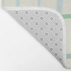 Summer lines mint Bath Mat Gallery Image 2