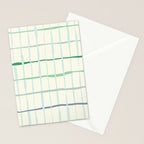 Summer lines mint Stationery Card Gallery Image 2