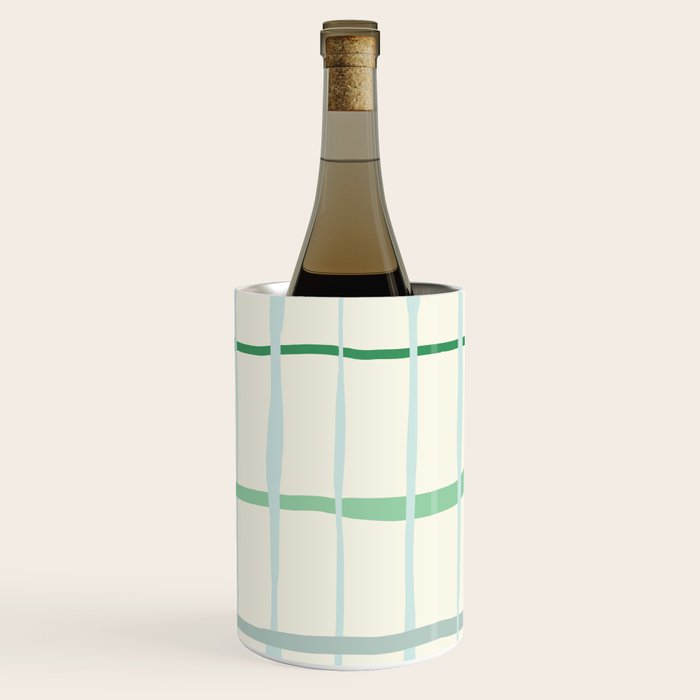 Summer lines mint Wine Chiller Gallery Image 1