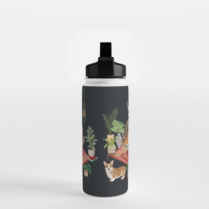 Corgis living room Water Bottle Gallery Image 2