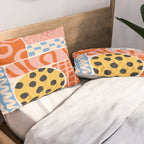 Mid Century Collage | PATTERN 03: The Retro Edition Pillow Sham Gallery Image 2