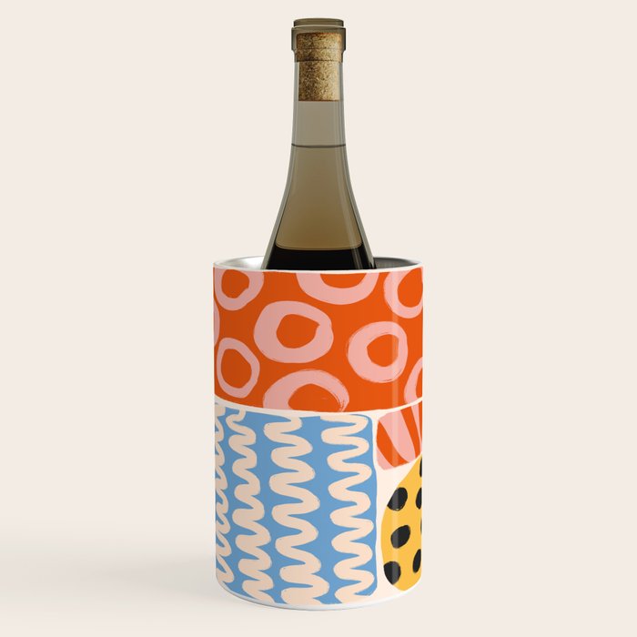 Mid Century Collage | PATTERN 03: The Retro Edition Wine Chiller Gallery Image 2