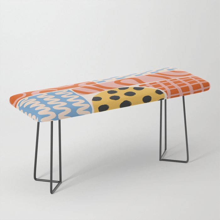 Mid Century Collage | PATTERN 03: The Retro Edition Bench Gallery Image 1