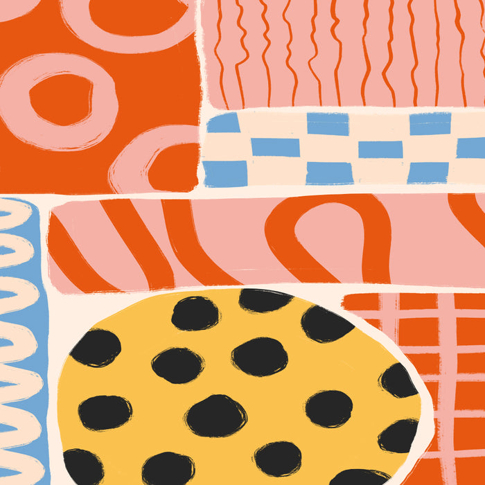 Mid Century Collage | PATTERN 03: The Retro Edition Coffee Mug Gallery Image 2
