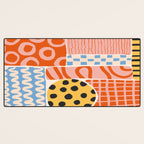 Mid Century Collage | PATTERN 03: The Retro Edition Desk Mat Gallery Image 3