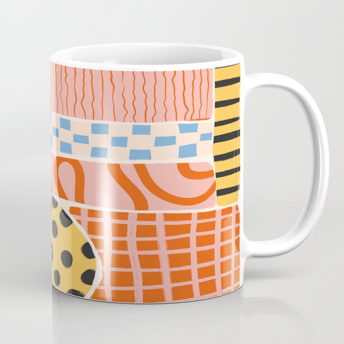 Mid Century Collage | PATTERN 03: The Retro Edition Coffee Mug Gallery Image 1