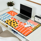 Mid Century Collage | PATTERN 03: The Retro Edition Desk Mat Gallery Image 2