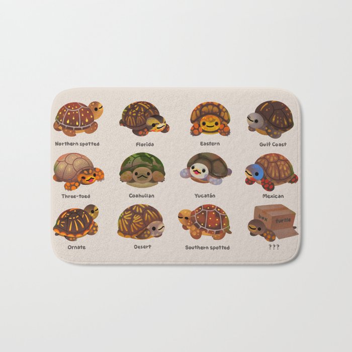 Box turtle Bath Mat Gallery Image 1