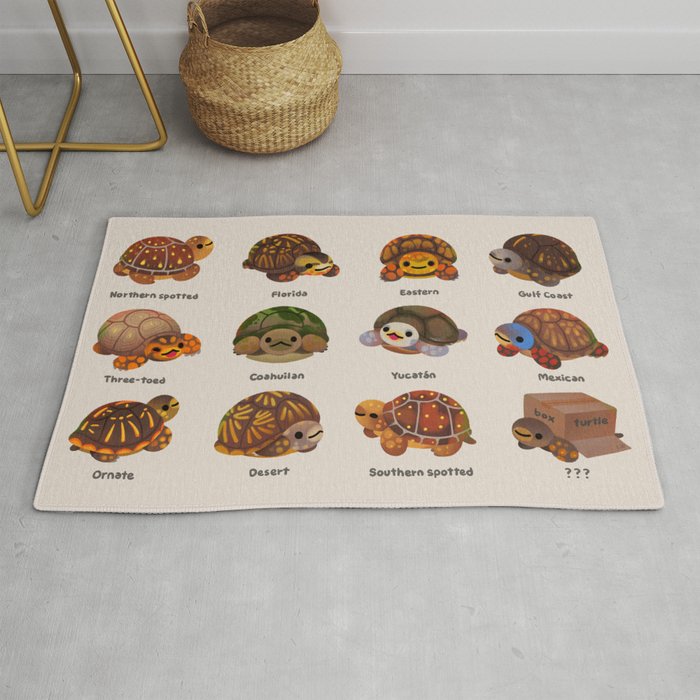 Box turtle Rug Gallery Image 1