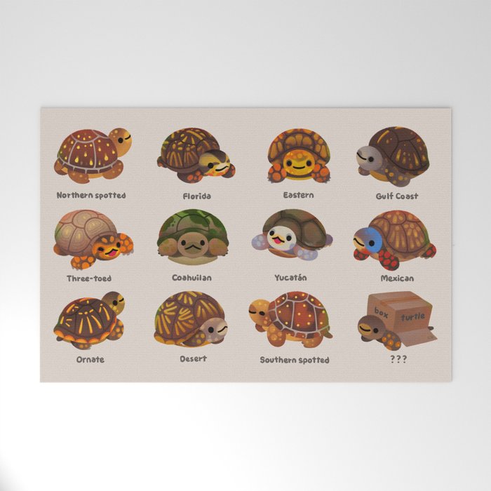 Box turtle Welcome Mat Gallery Image 1