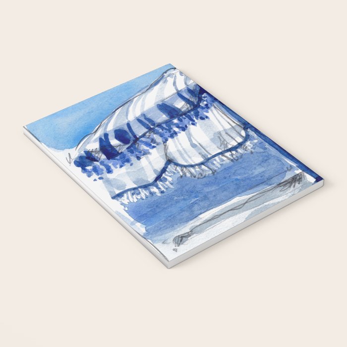 Blue Beach Umbrella Shade Notebook Gallery Image 3