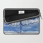 Blue Beach Umbrella Shade Laptop Sleeve Gallery Image 2