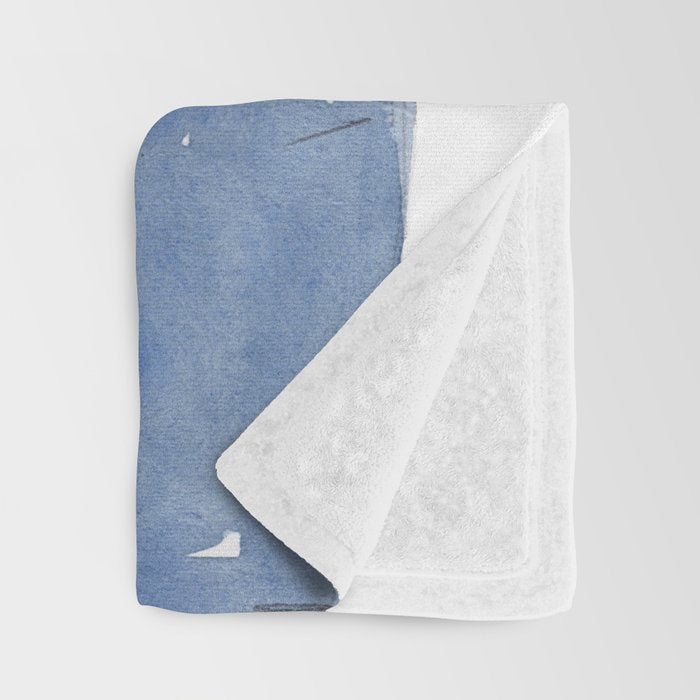 Blue Beach Umbrella Shade Throw Blanket Gallery Image 3