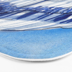 Blue Beach Umbrella Shade Bath Mat Gallery Image 3