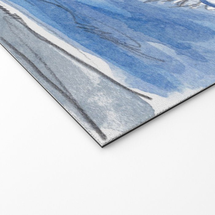 Blue Beach Umbrella Shade Welcome Mat Gallery Image 2
