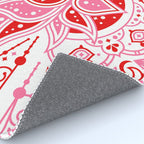 Lotus Blossom Mandala - Red & Pink Palette Rug Gallery Image 4
