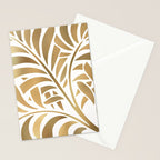 Art Deco Gold Leaf  Stationery Card Gallery Image 2