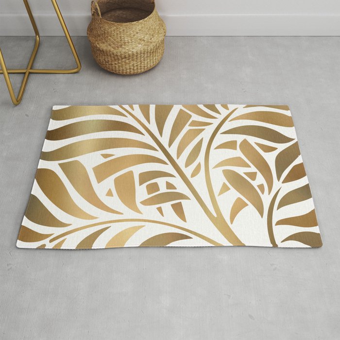 Art Deco Gold Leaf  Rug Gallery Image 1