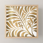 Art Deco Gold Leaf  Mini Art Print Gallery Image 1