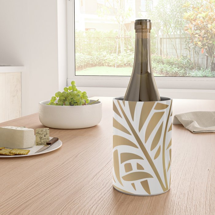 Art Deco Gold Leaf  Wine Chiller Gallery Image 4