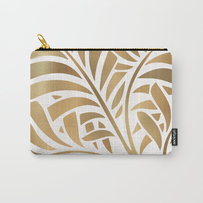 Art Deco Gold Leaf  Carry All Pouch Gallery Image 1