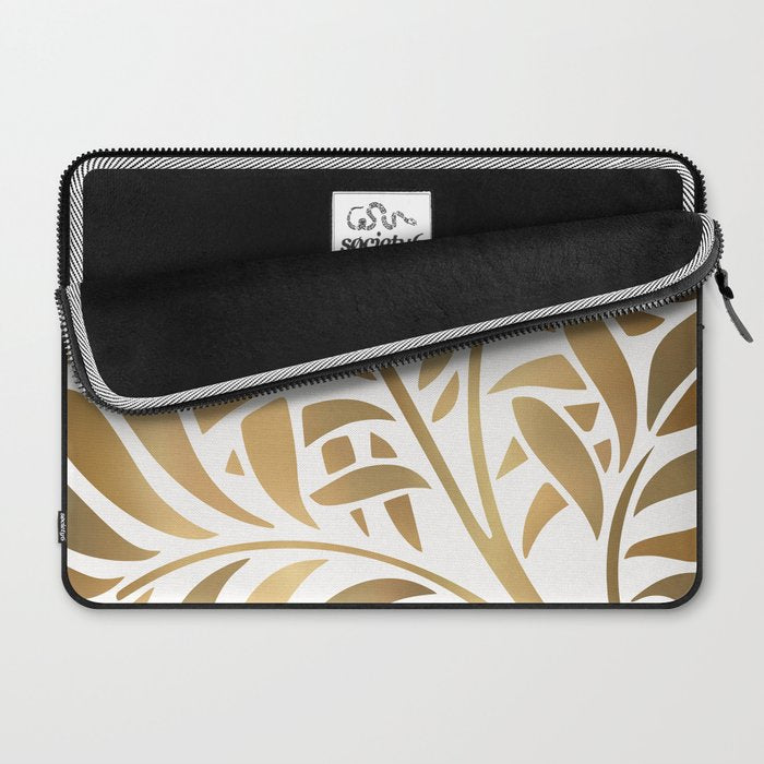 Art Deco Gold Leaf  Laptop Sleeve Gallery Image 2