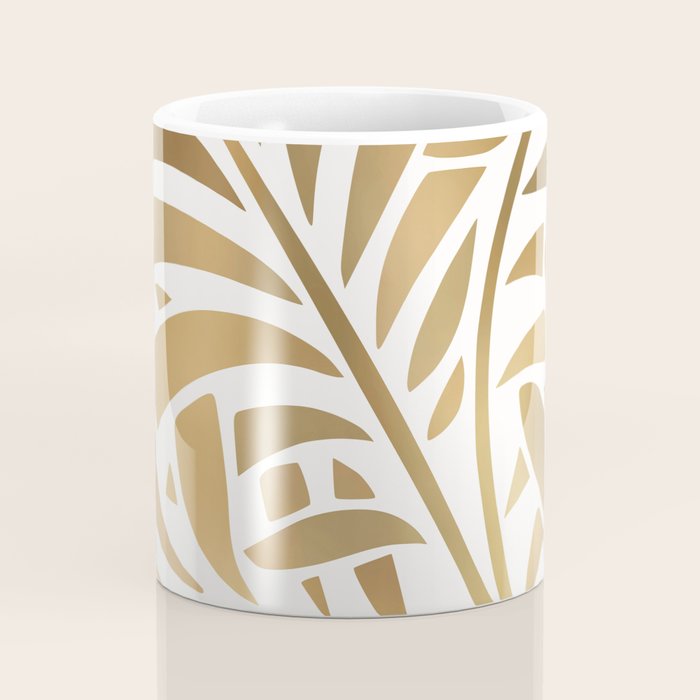 Art Deco Gold Leaf  Coffee Mug Gallery Image 4