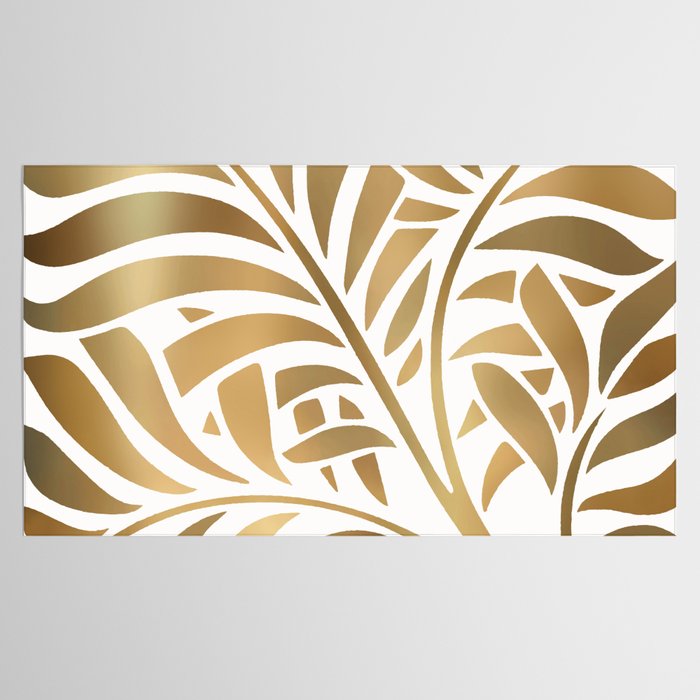Art Deco Gold Leaf  Tablecloth Gallery Image 2