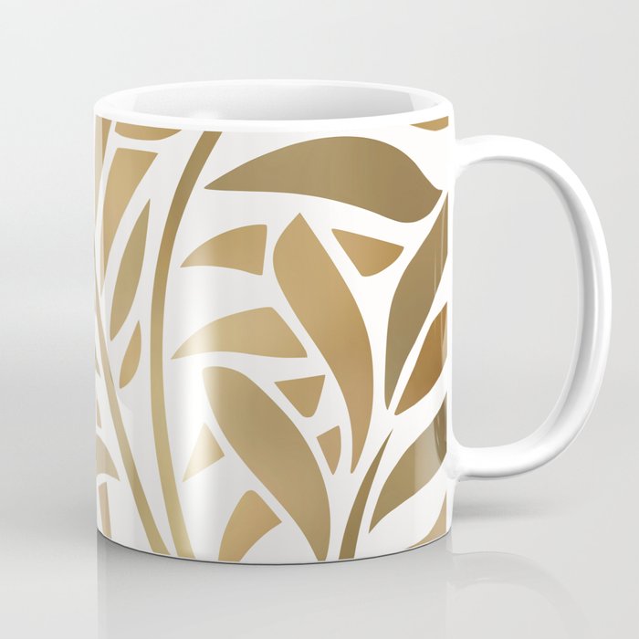 Art Deco Gold Leaf  Coffee Mug Gallery Image 1