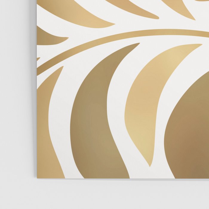 Art Deco Gold Leaf  Poster Gallery Image 3