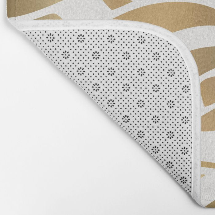 Art Deco Gold Leaf  Bath Mat Gallery Image 2