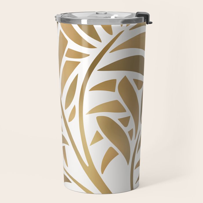 Art Deco Gold Leaf  Travel Mug Gallery Image 2