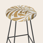 Art Deco Gold Leaf  Stool Gallery Image 2