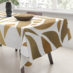 Art Deco Gold Leaf  Tablecloth Gallery Image 3