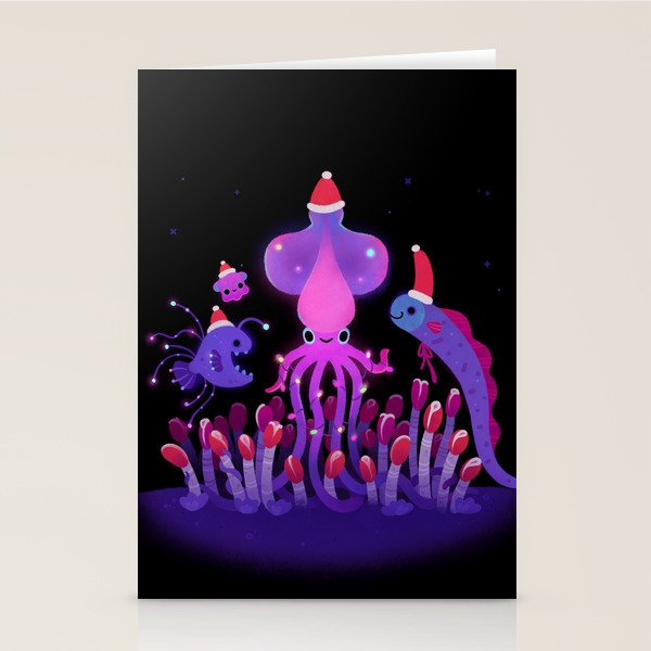 Christmas in the deep sea Stationery Card Gallery Image 2