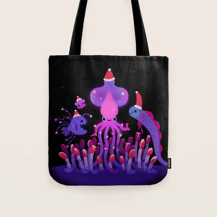 Christmas in the deep sea Tote Bag Gallery Image 1