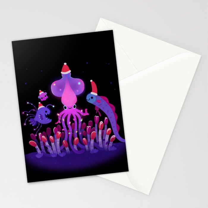 Christmas in the deep sea Stationery Card Gallery Image 2