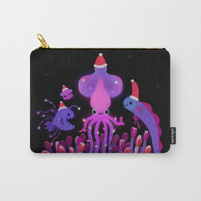 Christmas in the deep sea Carry All Pouch Gallery Image 1