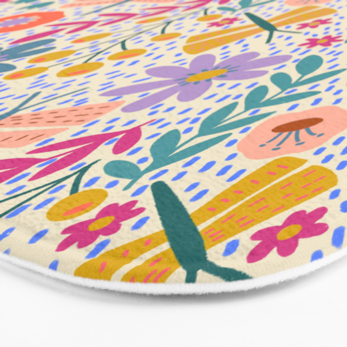 Happy Bloom Bath Mat Gallery Image 3