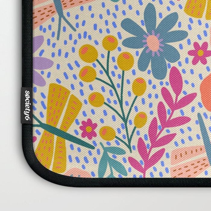 Happy Bloom Laptop Sleeve Gallery Image 3