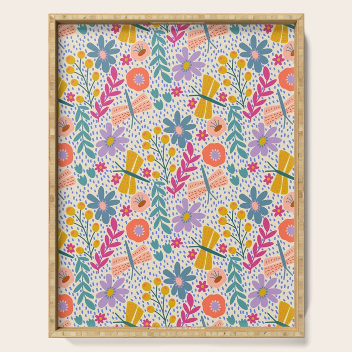 Happy Bloom Serving Tray Gallery Image 1