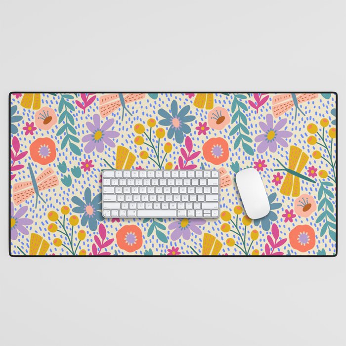 Happy Bloom Desk Mat Gallery Image 1