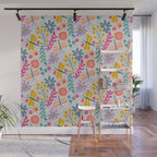 Happy Bloom Wall Mural Gallery Image 1