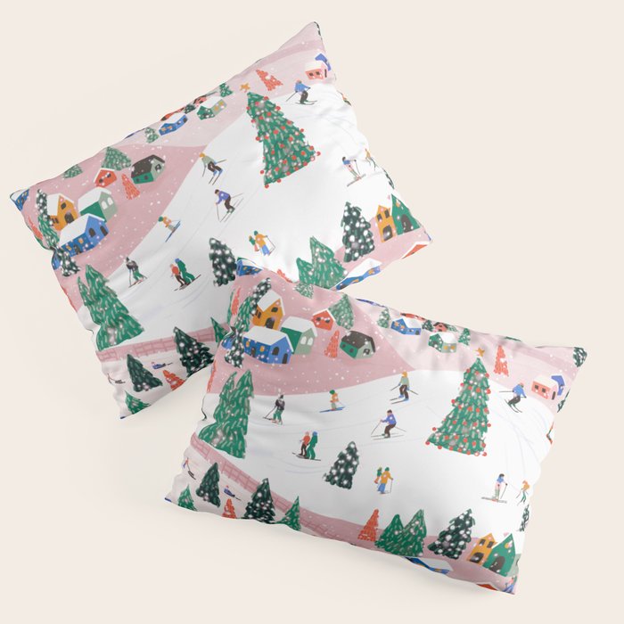 Winter Holiday Pillow Sham Gallery Image 3