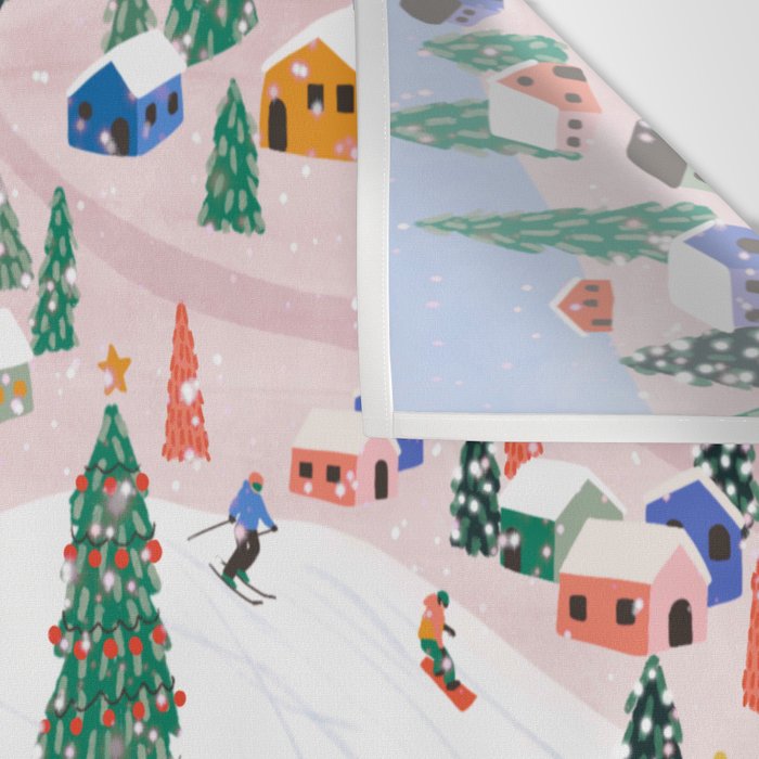 Winter Holiday Wall Tapestry Gallery Image 3