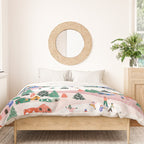 Winter Holiday Duvet Cover Gallery Image 3