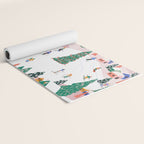 Winter Holiday Yoga Mat Gallery Image 2