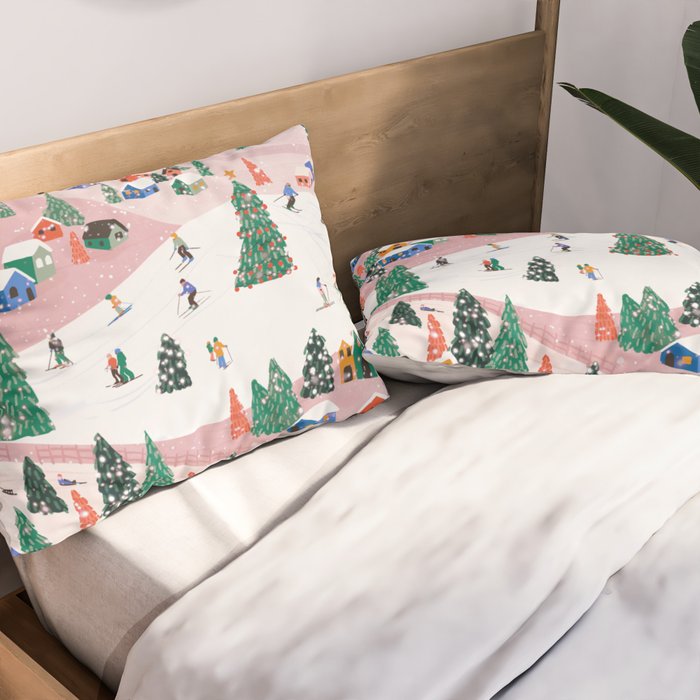 Winter Holiday Pillow Sham Gallery Image 2