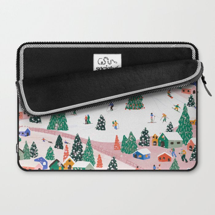 Winter Holiday Laptop Sleeve Gallery Image 2
